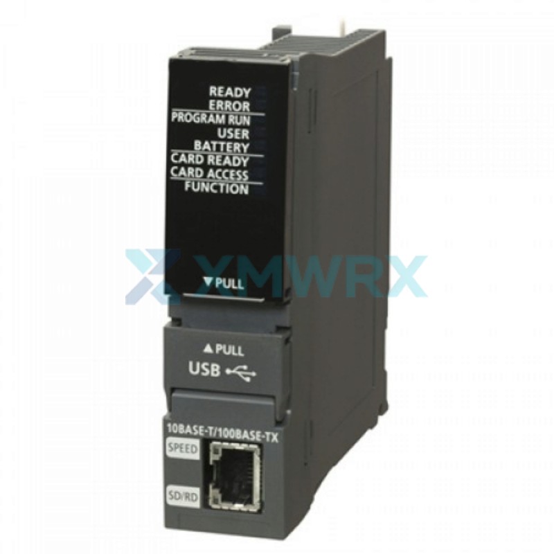 Mitsubishi R08CPU PLC iQ-R CPU,80k steps,4096 EAs,Ethern,CC-Link IE Field Basic,0,98ns,SD-slot
