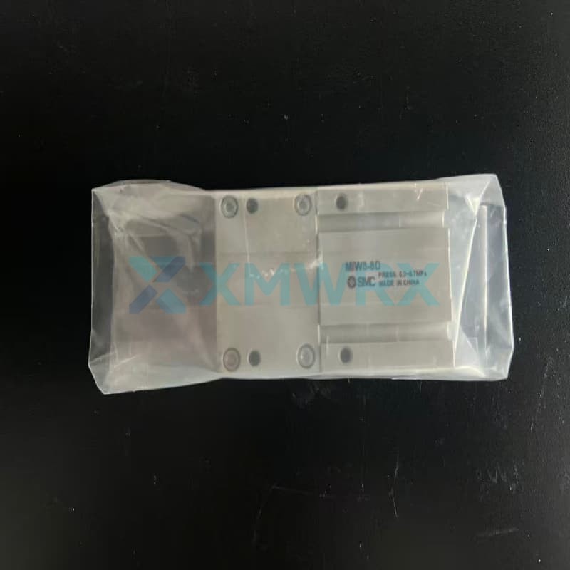 SMC MIW8-8D Double-Finger Type Material Stopping Gripper / Blocking Cylinder