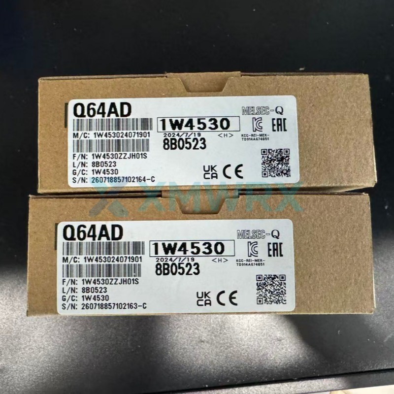 Mitsubishi Q64AD PLC Q Series 4 channel analog input module voltage/current