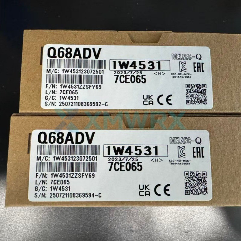 Mitsubishi Q68ADV PLC Q Series 8 channel analog input module voltage