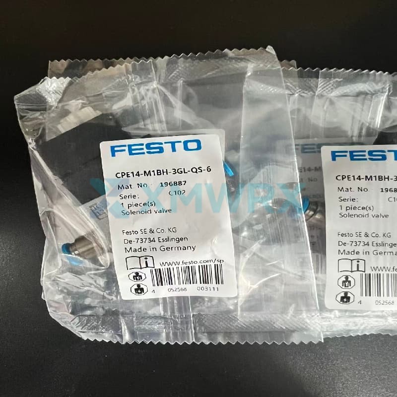 FESTO CPE14-M1BH-3GL-QS-6  196887  Two-position three-position normally closed single-electro-controlled solenoid valve